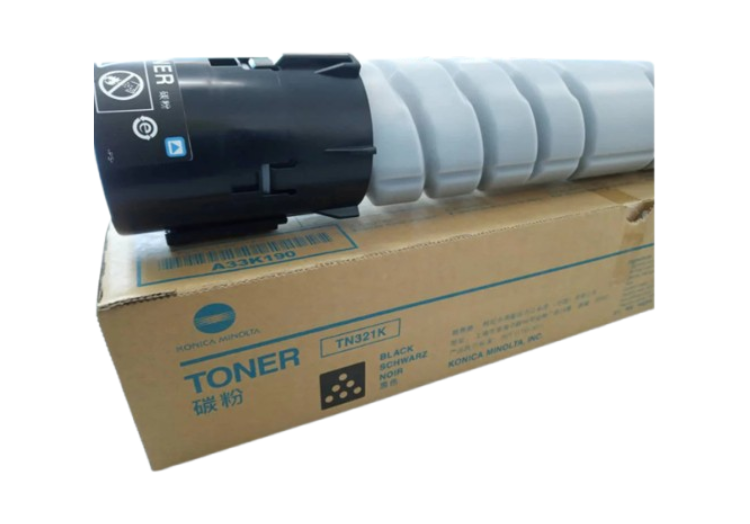 TN 321K Premium Black Konica Minolta Toner Cartridge