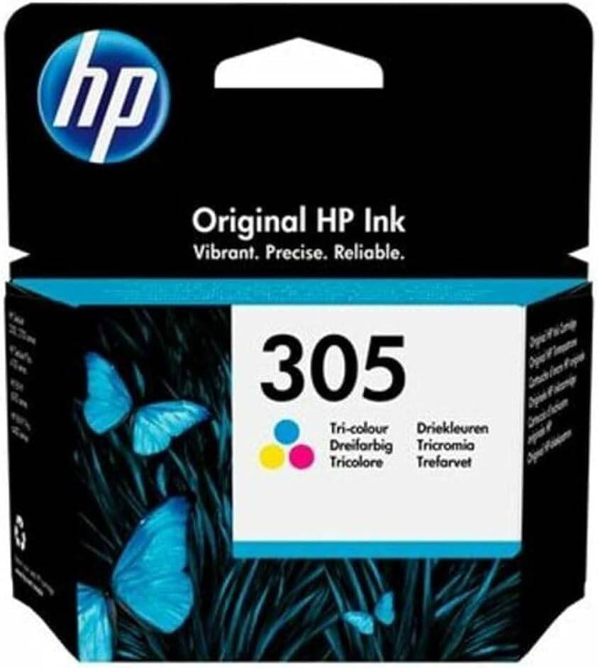 HP 305 Tri-Color Original High Yield Ink Cartridge 3YM60AE