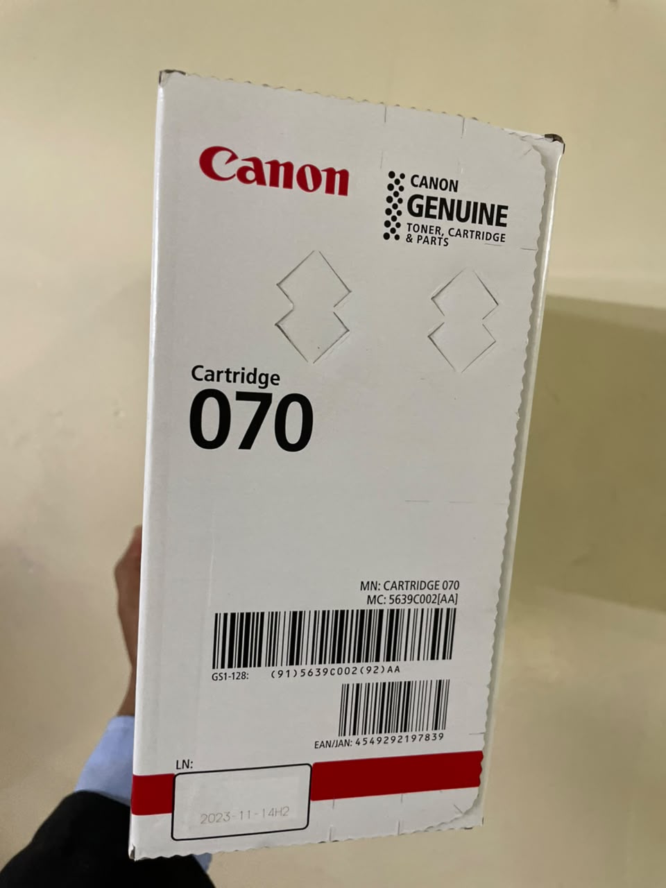 Canon 070 Black Toner Cartridge (5639C002)