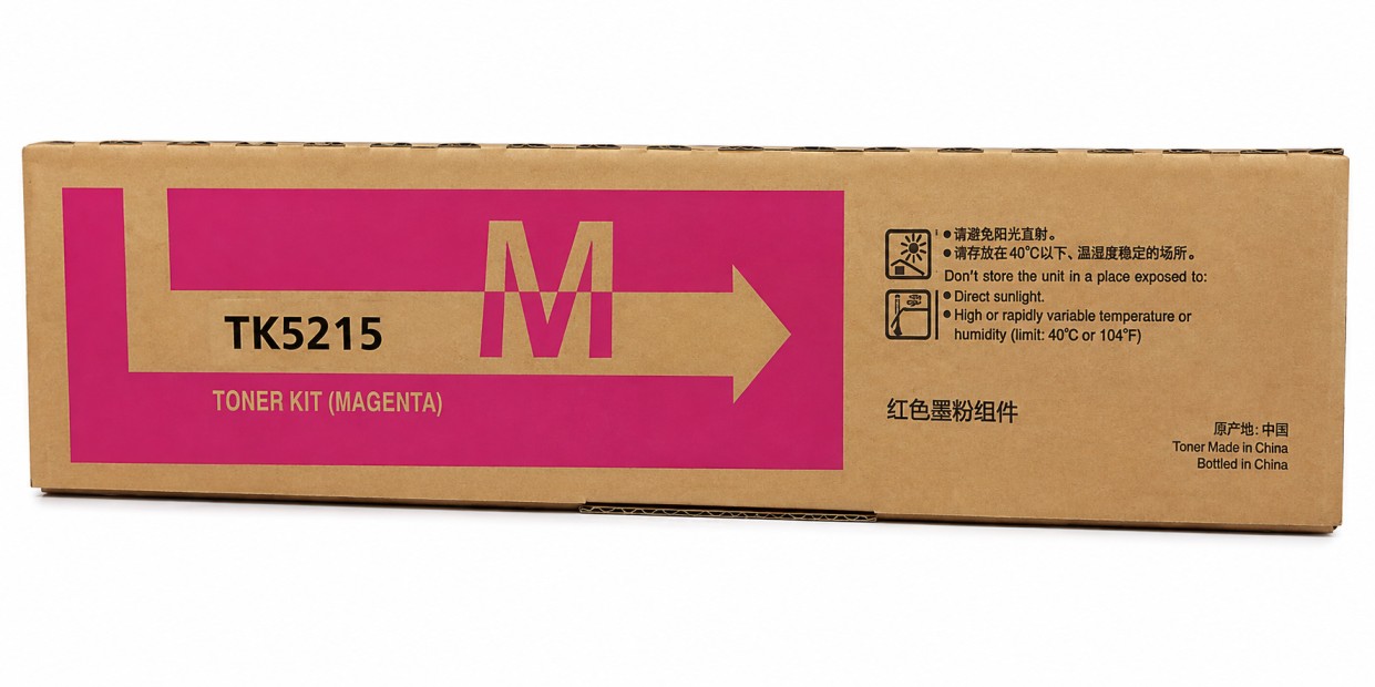 Kyocera TK 5215M Magenta Toner Cartridge for TASKalfa 406ci & 408ci – 15000 Pages