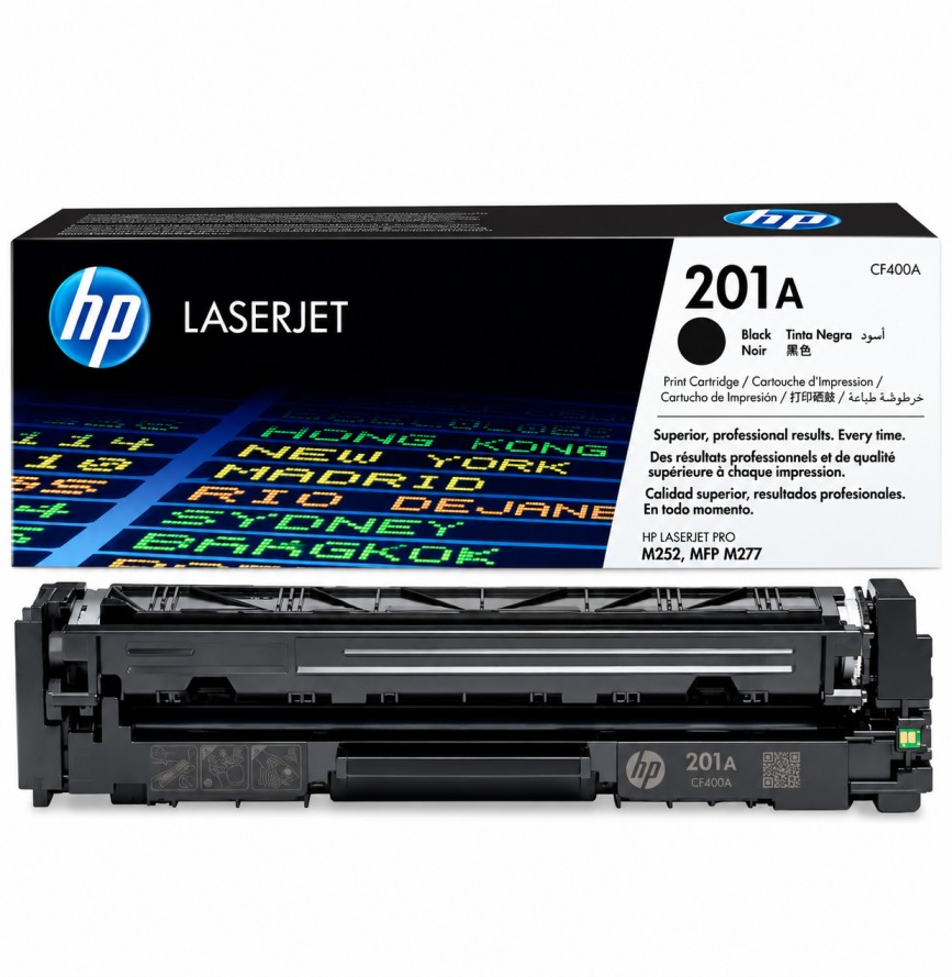 original HP 201A (CF400A)  Black LaserJet Toner Cartridge