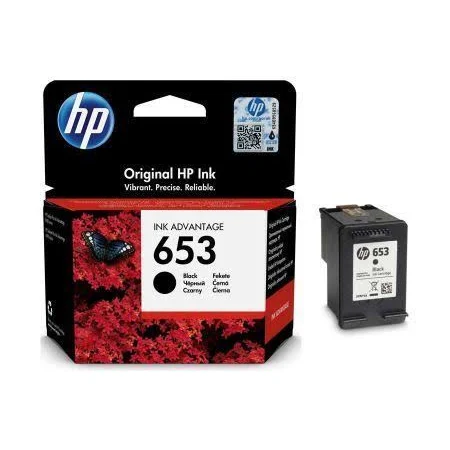 HP 653 Black (3YM75AE) Genuine Ink Advantage Cartridge 