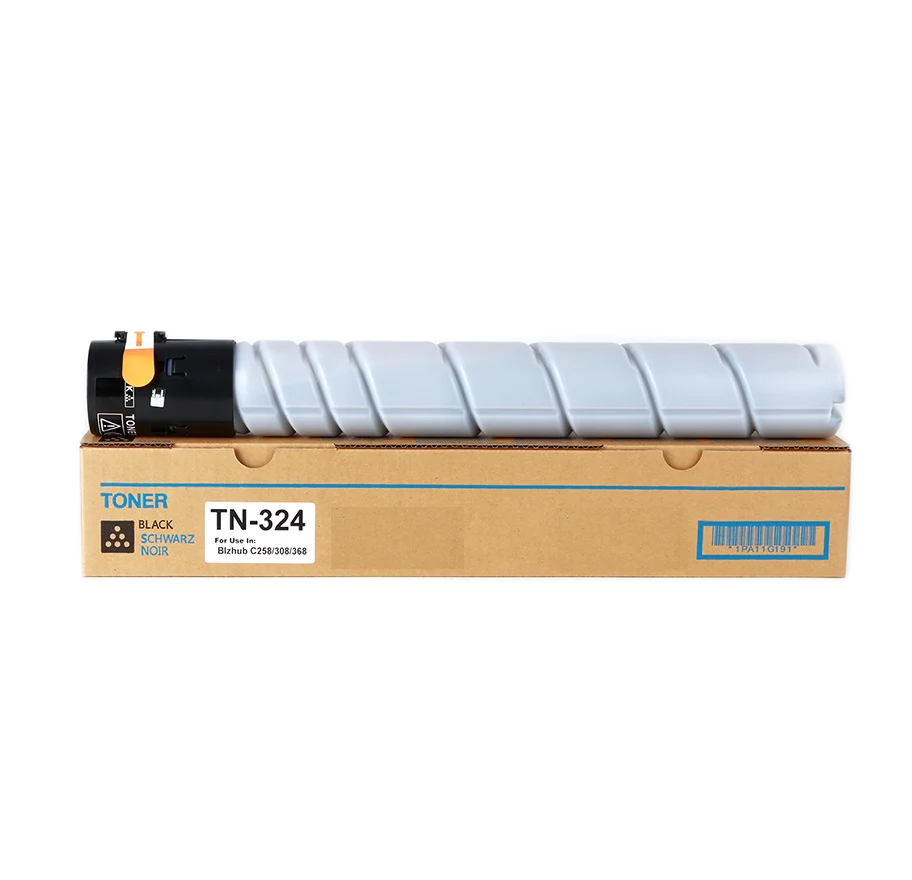 TN 324 Black Konica Minolta High Yield Toner Cartridge TN-324K