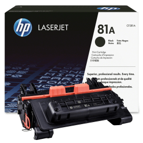 HP 81A Black Original High Yield LaserJet Toner Cartridge (CF281A)