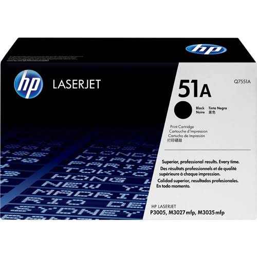 HP 51A  Black Toner Cartridge(Q7551A)