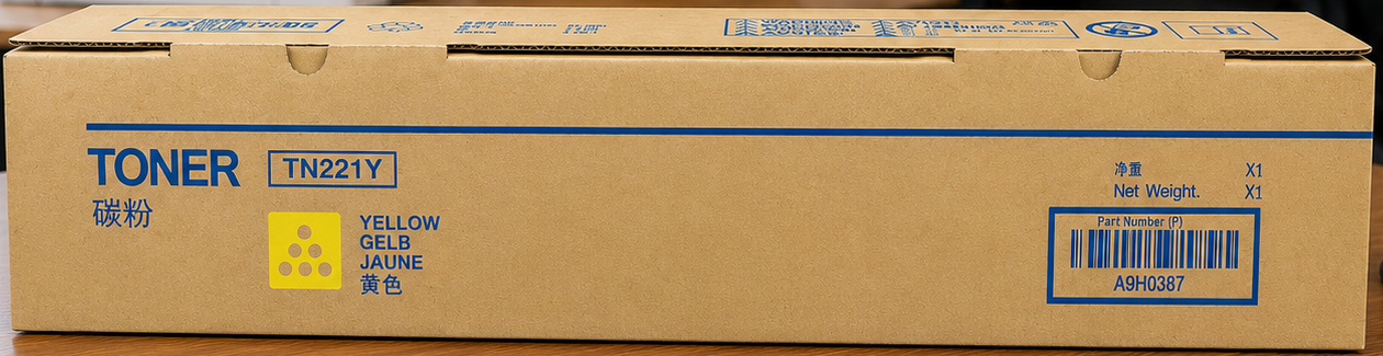 TN 221 Yellow Konica Minolta Toner Cartridge (TN-221Y)