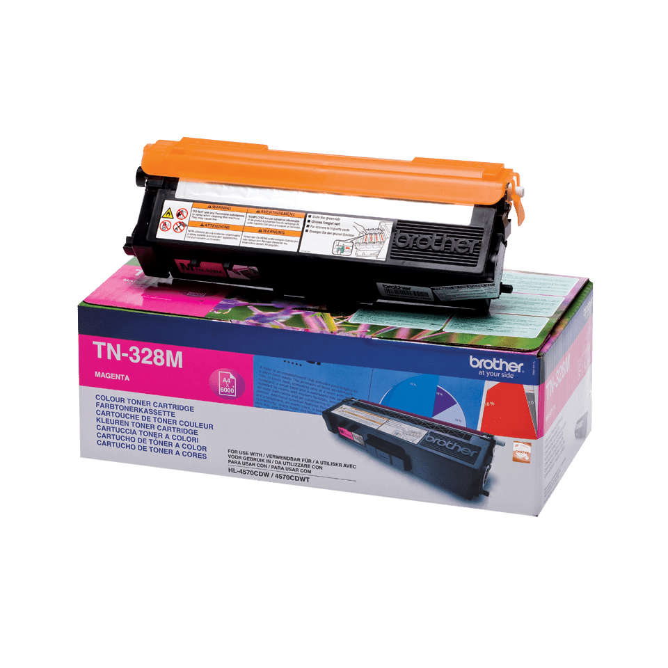 TN 328 Magenta Brother Original (TN328M) Toner Cartridge