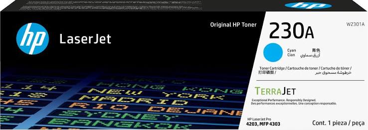 HP 230A Cyan (W2301A) Quality Toner Cartridge 