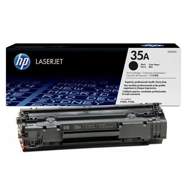 HP 35A Black Original LaserJet CB435A  Toner Cartridge 
