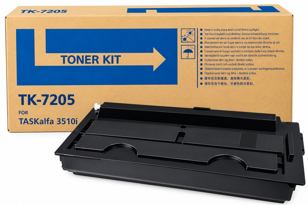 Kyocera TK-7205 Black Toner Cartridge for TASKalfa 3510i – 35000 Pages