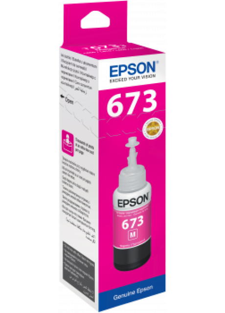 Epson 673 Magenta Original Ink Bottle (T6733)