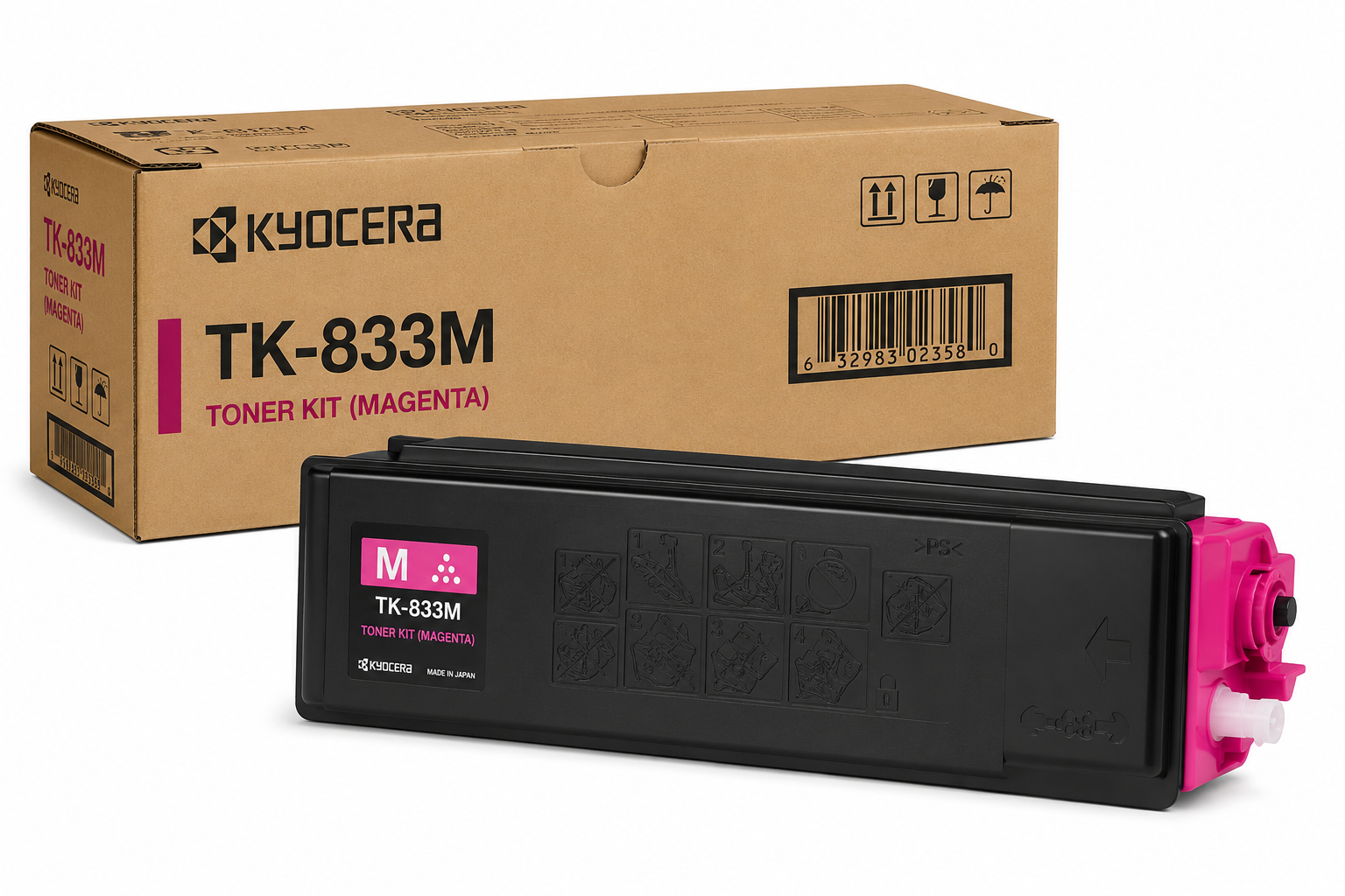 TK 833 Magenta Kyocera (TK-833M) Toner Cartridge