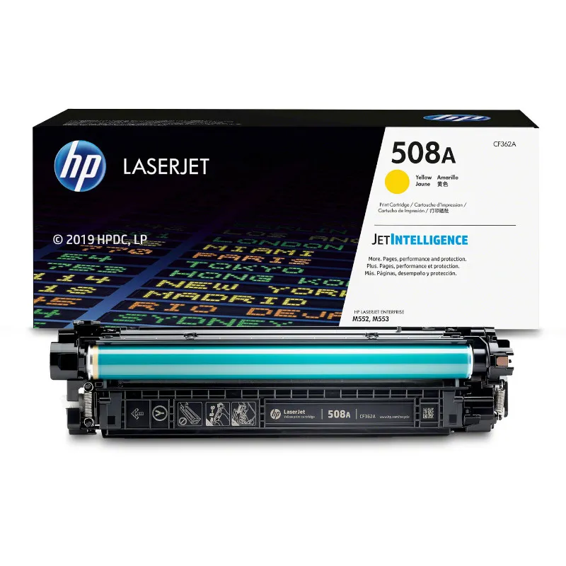HP 508A Yellow Original LaserJet Toner Cartridge CF362A 