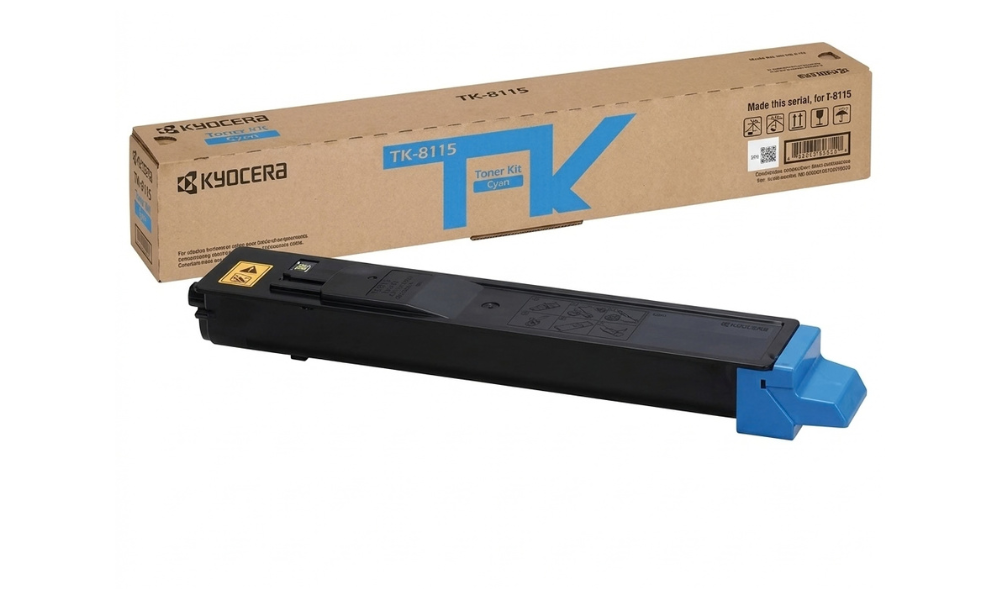  TK-8115C kyocera Cyan Toner Cartridge for ECOSYS M8124cidn & M8130cidn – 6000 Pages