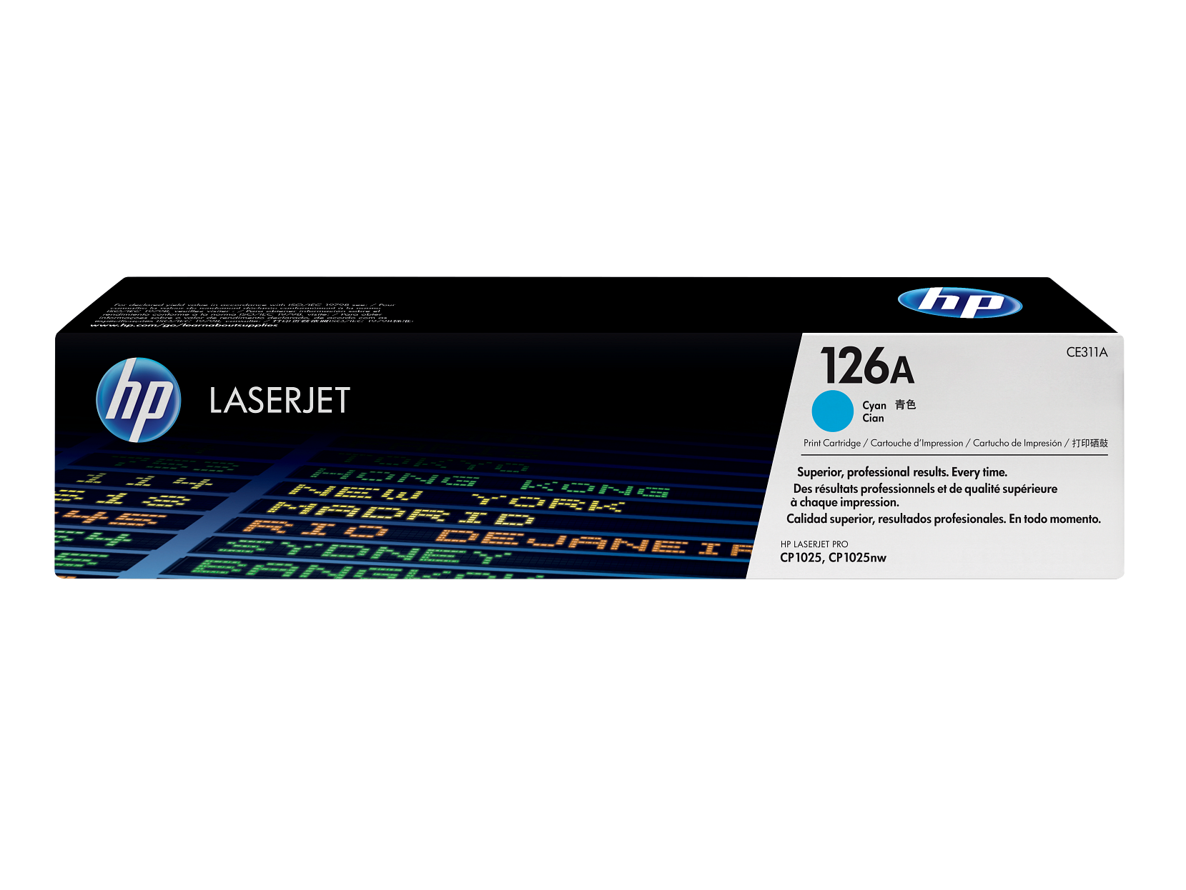 HP 126A Cyan (CE311A) Original LaserJet Toner Cartridge