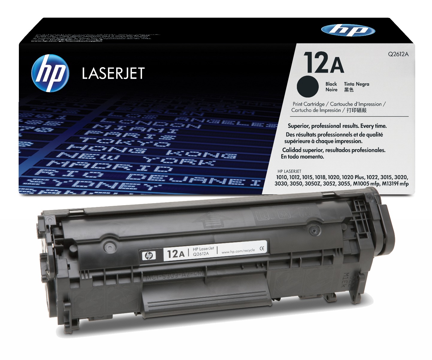 HP 12A (Q2612A)  Black LaserJet original Toner Cartridge