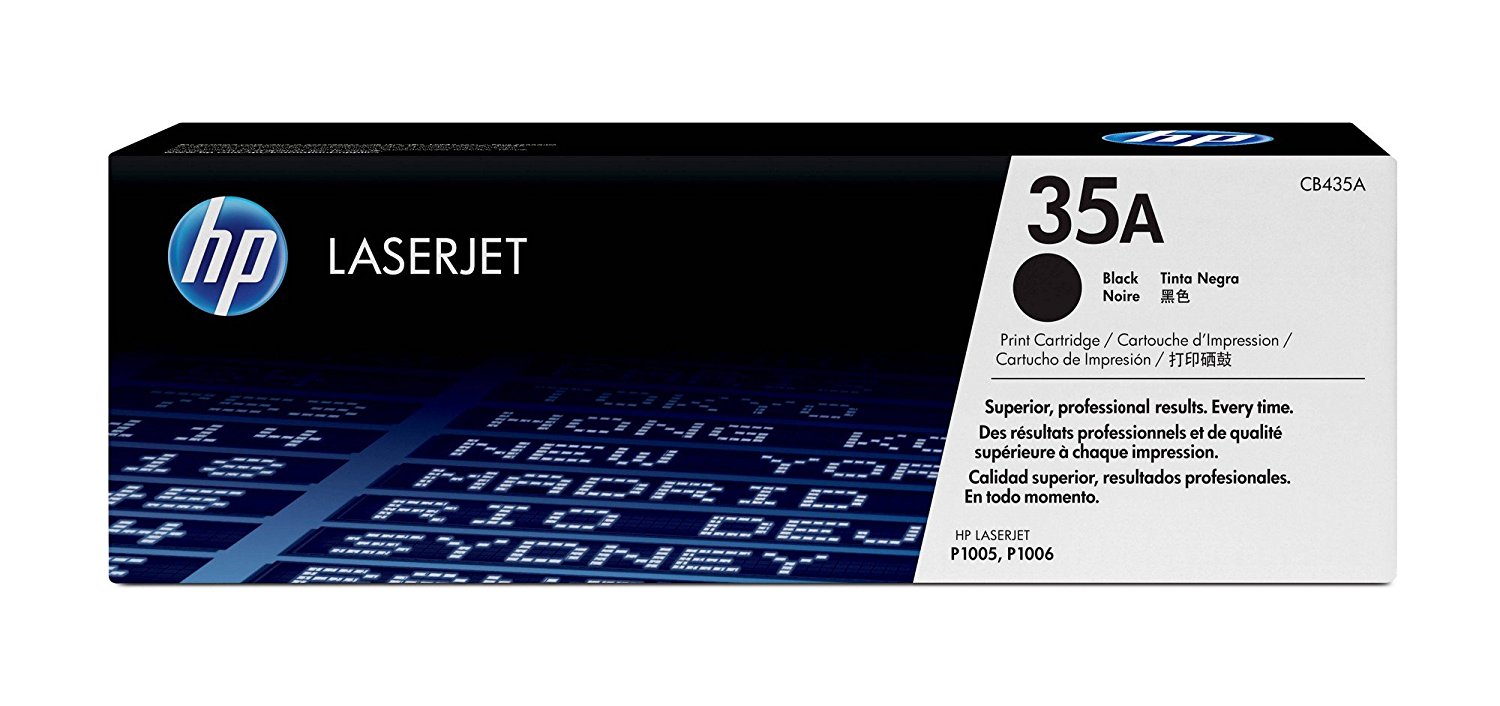 Quality HP 35A Black Original LaserJet (CB435A) Toner Cartridge 
