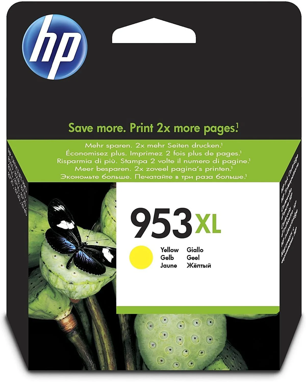 HP 953XL Yellow (F6U18AE) High Yield Ink Cartridge Original Quality 