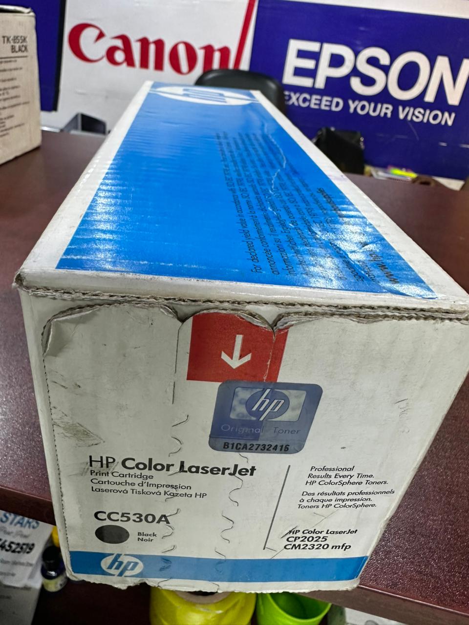 HP 304A CC530A Black Original LaserJet Toner Cartridge 