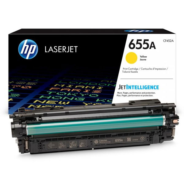 HP 655A Yellow Genuine Quality (CF452A) LaserJet Toner Cartridge 