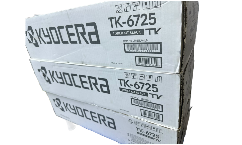 Black Kyocera TK 6725 Toner Cartridge for TASKalfa 7002i, 8002i & 9002i – 35000 Pages