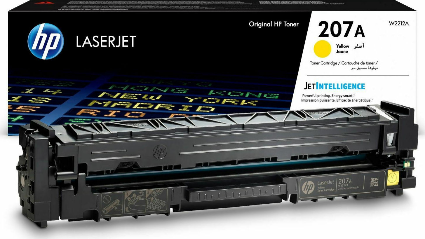 Yellow Original HP 207A LaserJet Toner Cartridge (W2212A)
