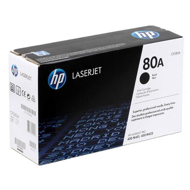 HP 80A Black Original CF280A High Yield LaserJet Toner Cartridge