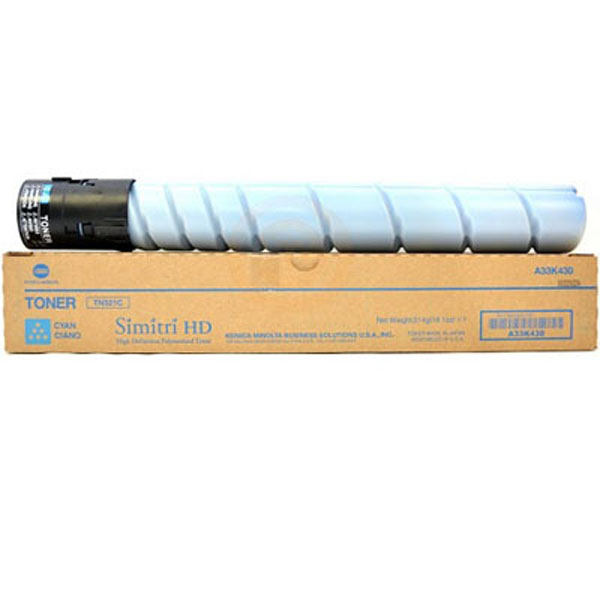 TN 321 Original Cyan Konica Minolta (TN-321C) High Yield Toner Cartridge