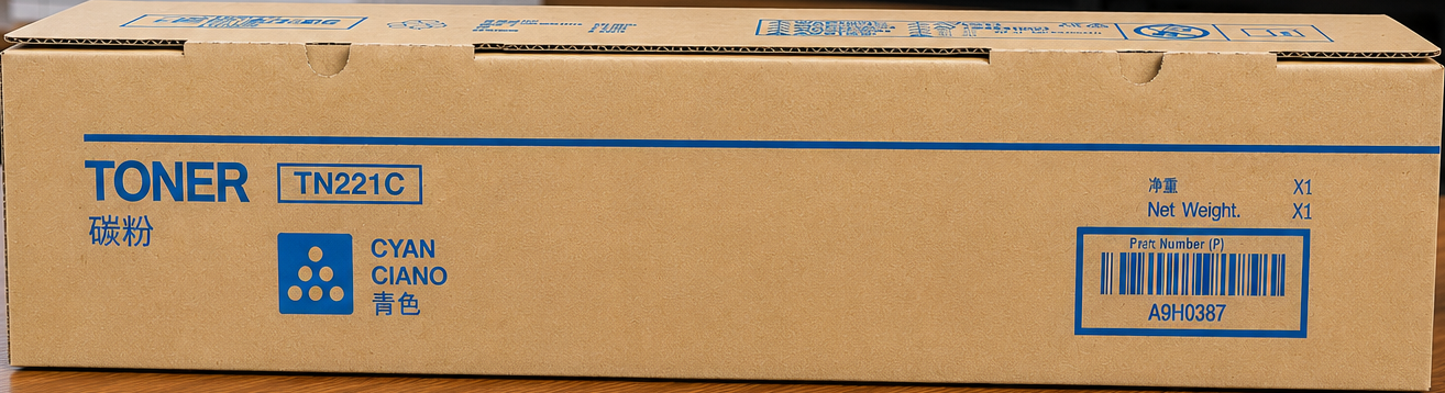 TN 221 Cyan (TN-221C) Konica Minolta Toner Cartridge 