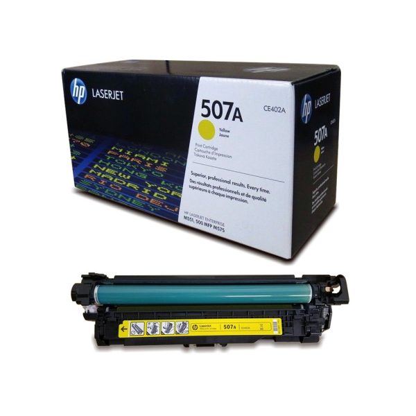 Quality HP 507A Yellow Original (CE402A) LaserJet Toner Cartridge 