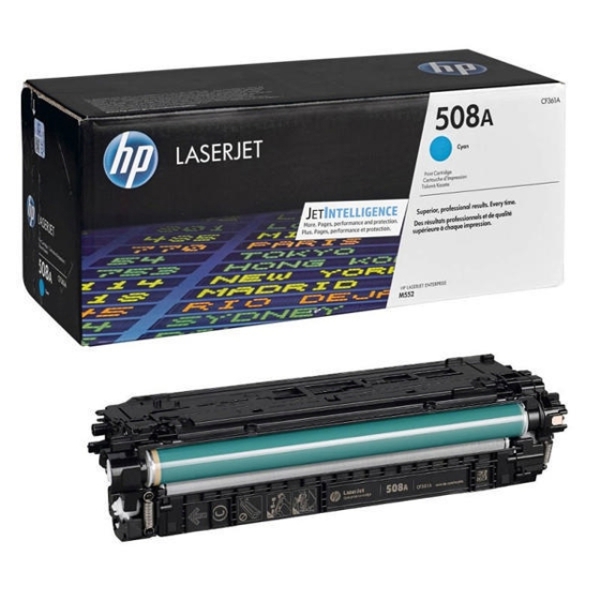 HP 508A Cyan Original LaserJet Toner Cartridge CF361A 