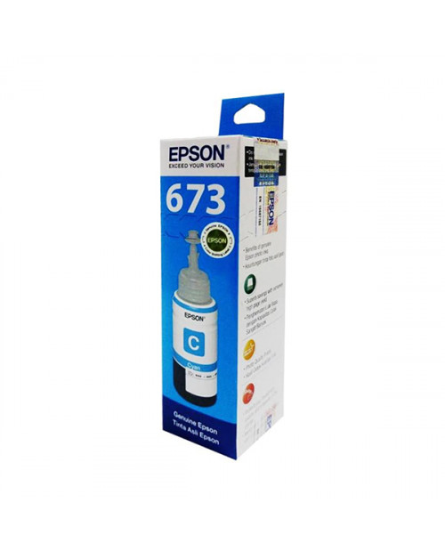 Epson 673 Light Cyan Ink Bottle 70ml (C13T67354A)