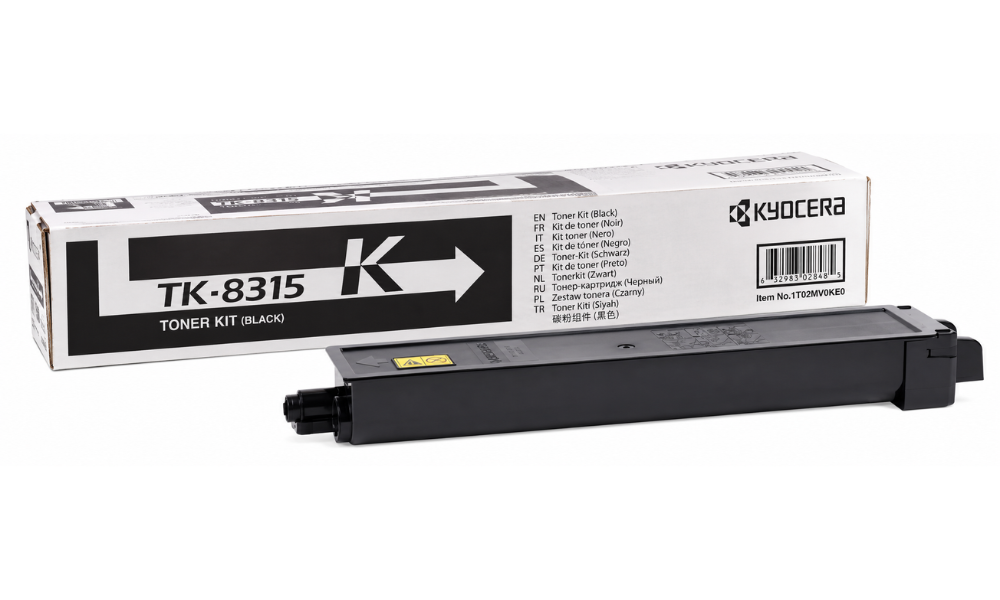 Kyocera TK 8315K Black Reliable Toner Cartridge for TASKalfa 2550ci – 12000 Pages