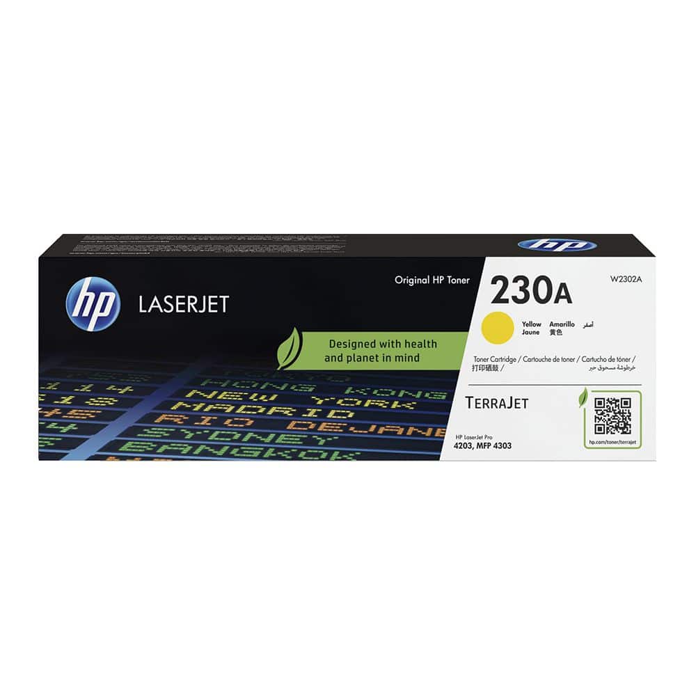 HP 230A Yellow Original LaserJet Toner Cartridge (W2300A)