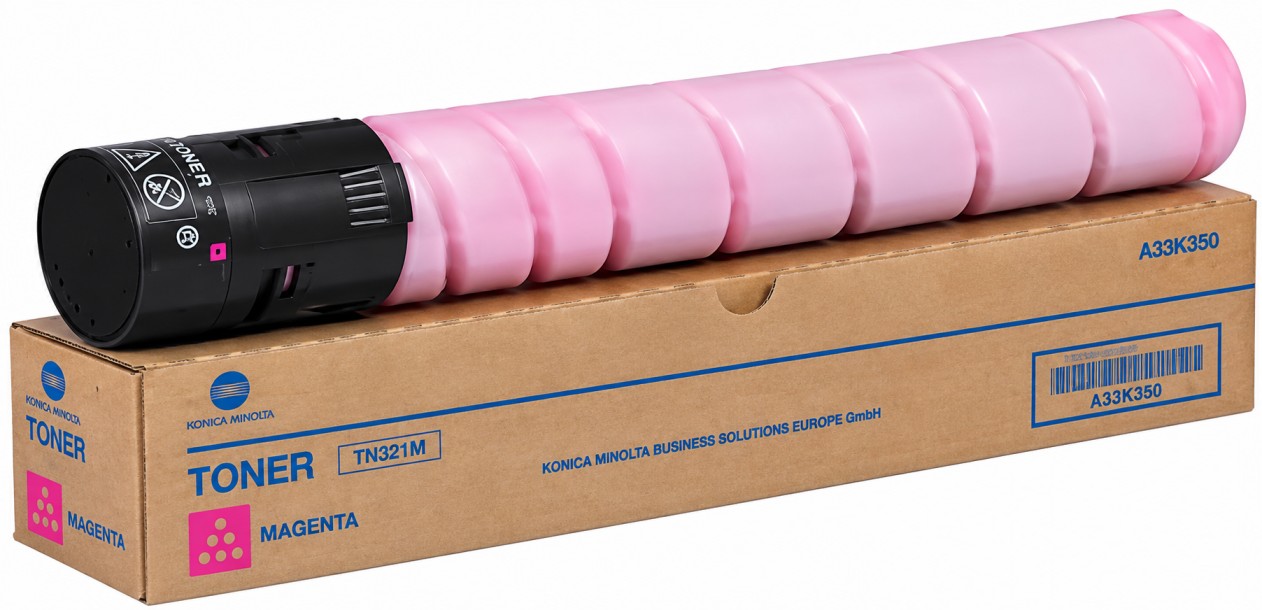 Magenta Konica Minolta TN 321M Toner Cartridge Original Quality 