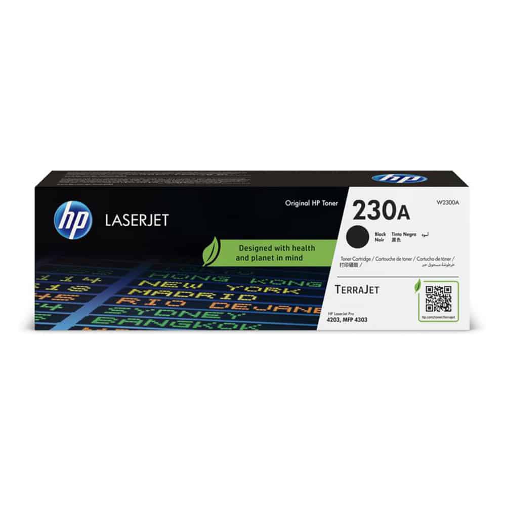 HP 230A W2300A Black Original LaserJet Toner Cartridge 