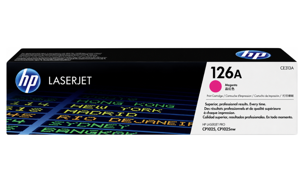 Original Magenta CE313A HP 126A LaserJet Toner Cartridge for LaserJet Pro CP1025, M175 & M275 – 1000 Pages