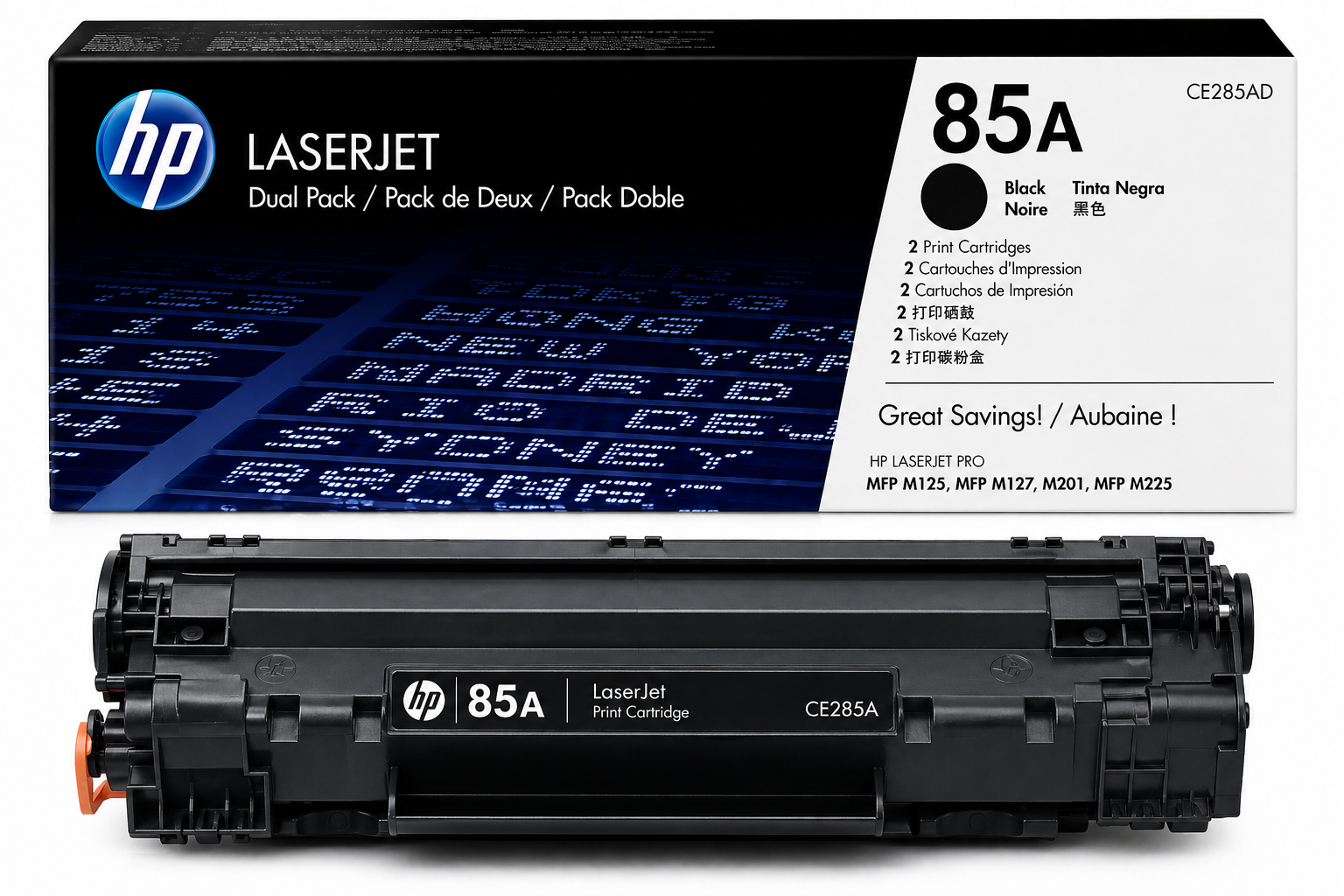 HP 85A Black Laser Toner Cartridge Original (CE285A)
