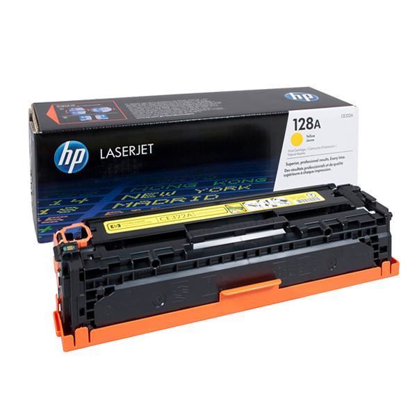 HP 128A Yellow (CE322A) Original LaserJet Toner Cartridge 