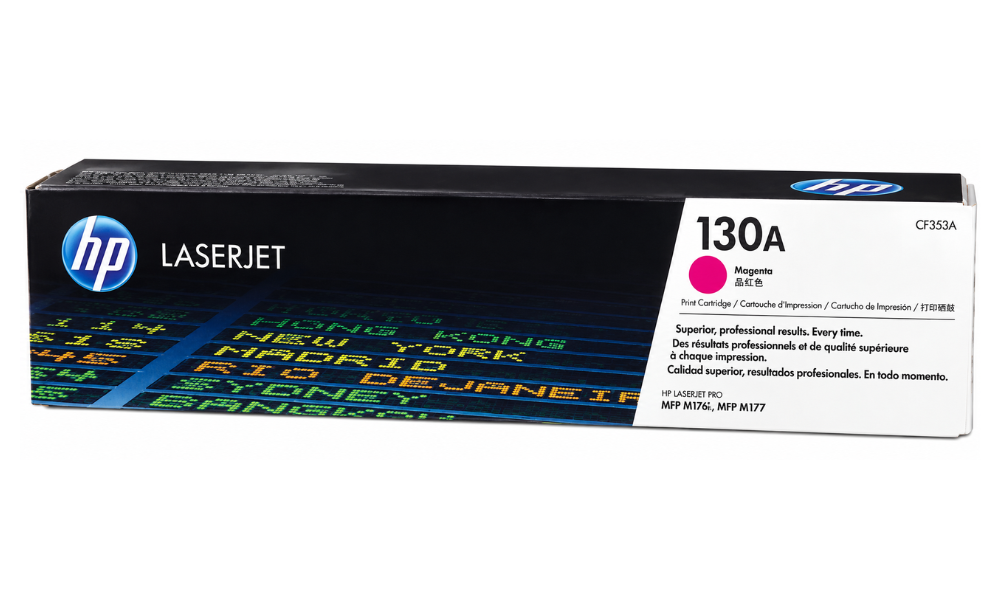 Magenta CF353A HP 130A Original Reliable LaserJet Toner Cartridge for M176n & M177fw – 1000 Pages