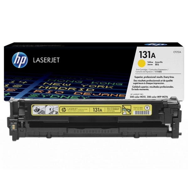 Quality HP 131A Yellow Original (CF212A) LaserJet Toner Cartridge 