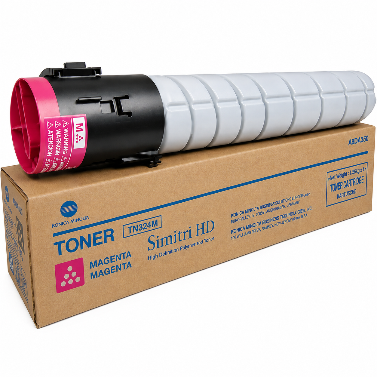 Konica Minolta TN-324M (TN324) Magenta Toner Cartridge