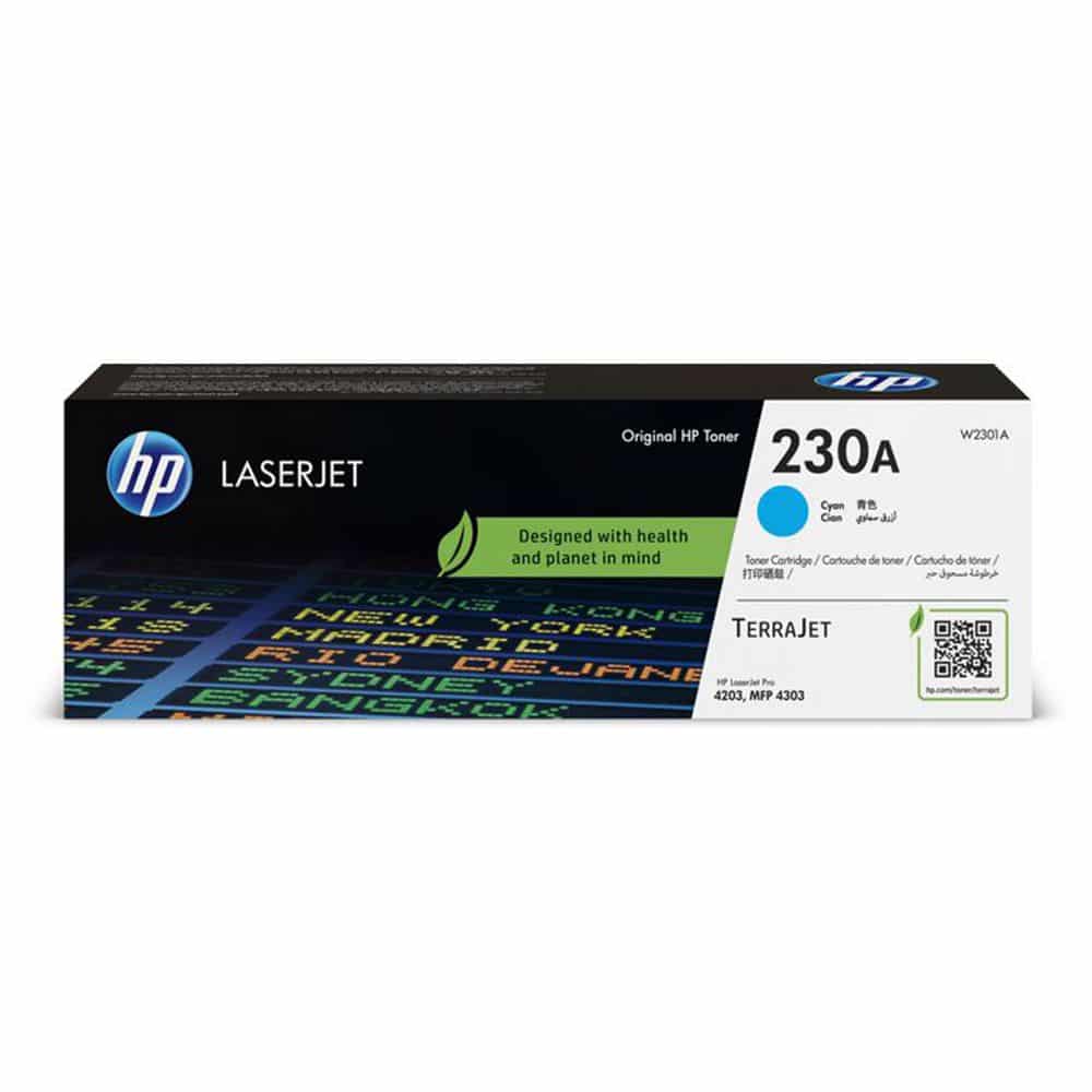 HP 230A Cyan Original LaserJet Toner Cartridge (W2300A)
