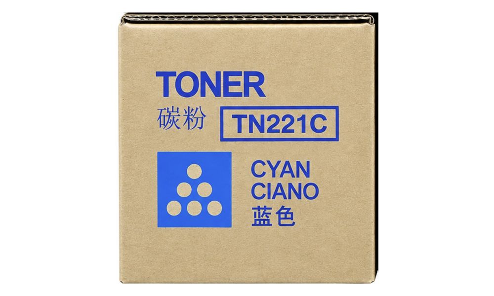 Konica Minolta TN 221C Cyan Toner Cartridge for bizhub C227 & C287 – 21000 Pages