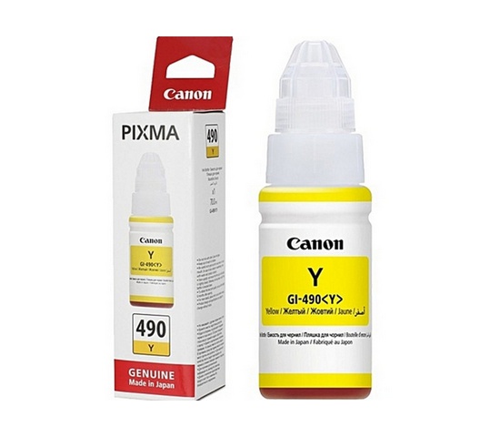 Canon GI-490Y (0666C001) Yellow Original Ink Bottle 