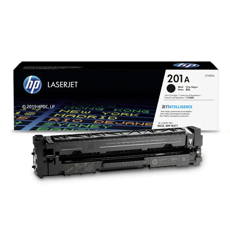 Black HP 201A Original (CF400A) LaserJet Toner Cartridge 