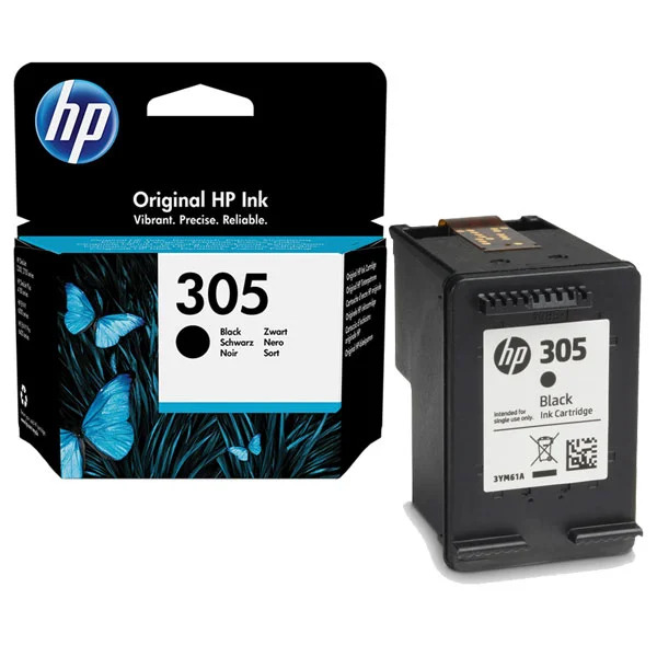 HP 305 Black Original (3YM61AE) Ink Cartridge Original Quality 