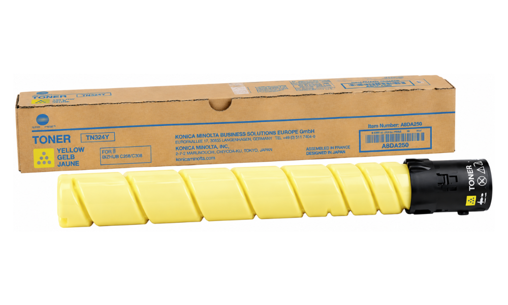 Konica Minolta TN 324Y Yellow High Performance Toner Cartridge for bizhub C258, C308 & C368 – 26000 Pages