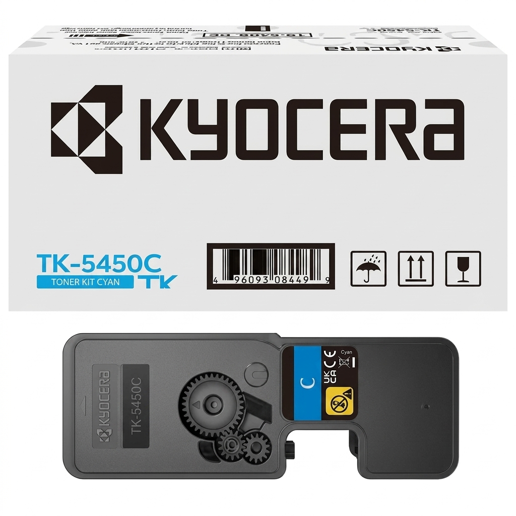 Cyan Kyocera TK 5450C Toner Cartridge for ECOSYS PA2600cx & MA2600cfx – 3200 Pages