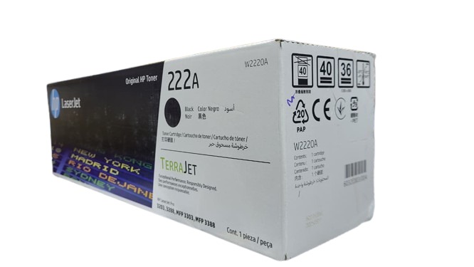 HP 222A (W2220A) Black LaserJet original Toner Cartridge